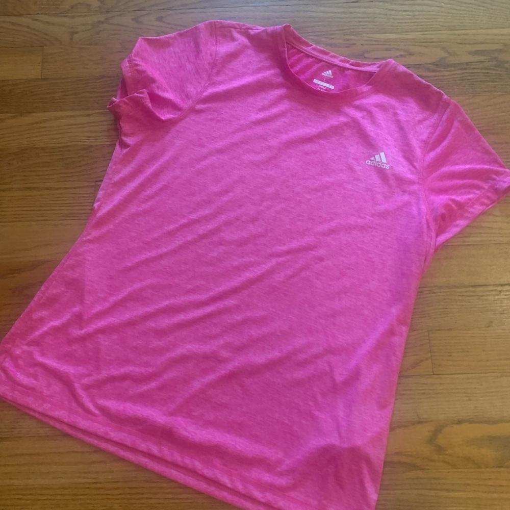 Adidas Bright Pink Sports Tee
